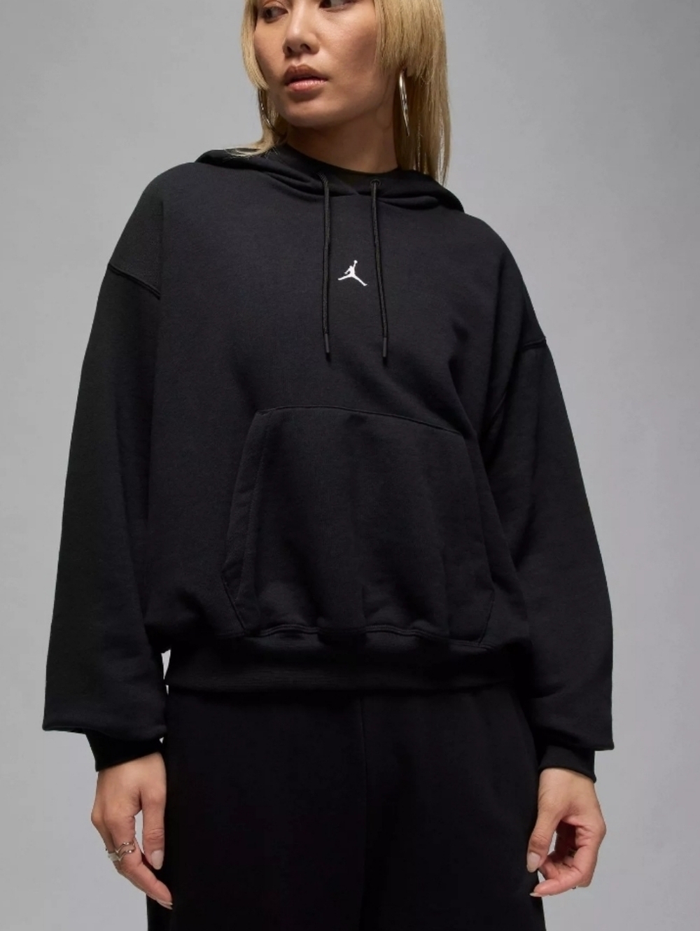 Jordan Crossover Sport Dri Fit Hoodie Black Athletic Streetwear